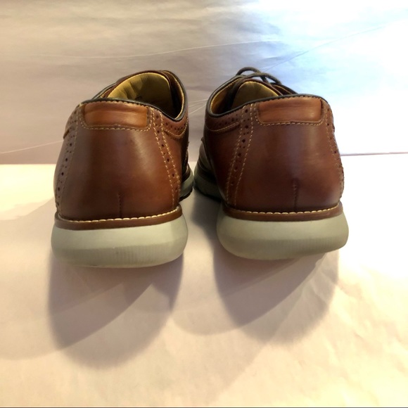 Johnston & Murphy Holden Plain Toe Men’s Shoe Size 9M Mahogany Full Grain